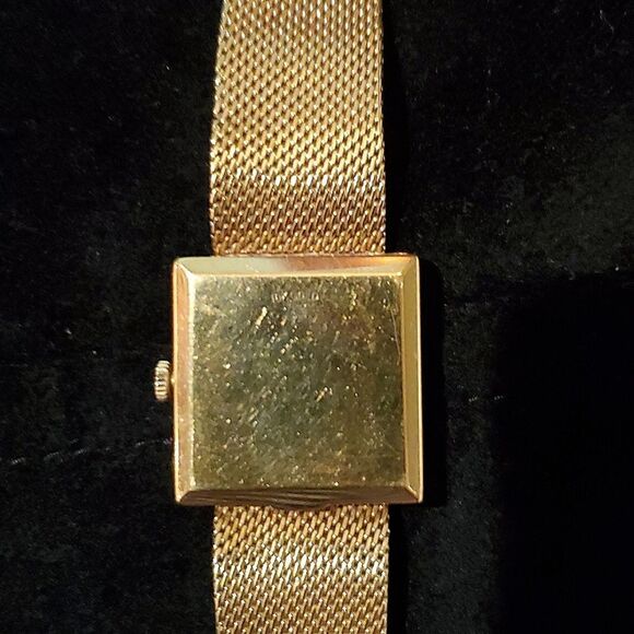 BAUME MERCIER VINTAGE 18K SOLID GOLD WATCH! NEW Crystal Also! ONE OF A KIND! - Picture 7 of 12